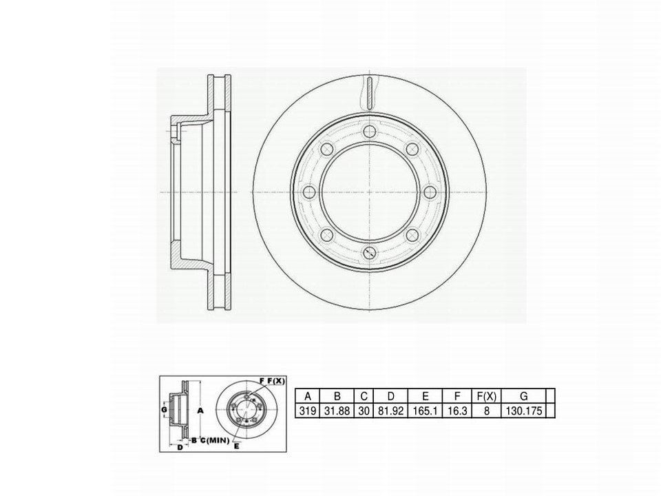 Winstop Brake Kits, Front WSK1127, Ford F-250 1990