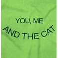 thumbnail image 2 of You Me and the Cat Couples Pet Lovers Women's Graphic T Shirt Tees Brisco Brands X, 2 of 6