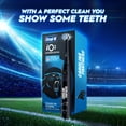 thumbnail image 2 of Oral-B Rechargeable Electric Toothbrush,NFL Carolina Panthers Edition iO2, 3 Cleaning Modes, Automatic Pressure Sensor to Protect Gums, 2 of 12