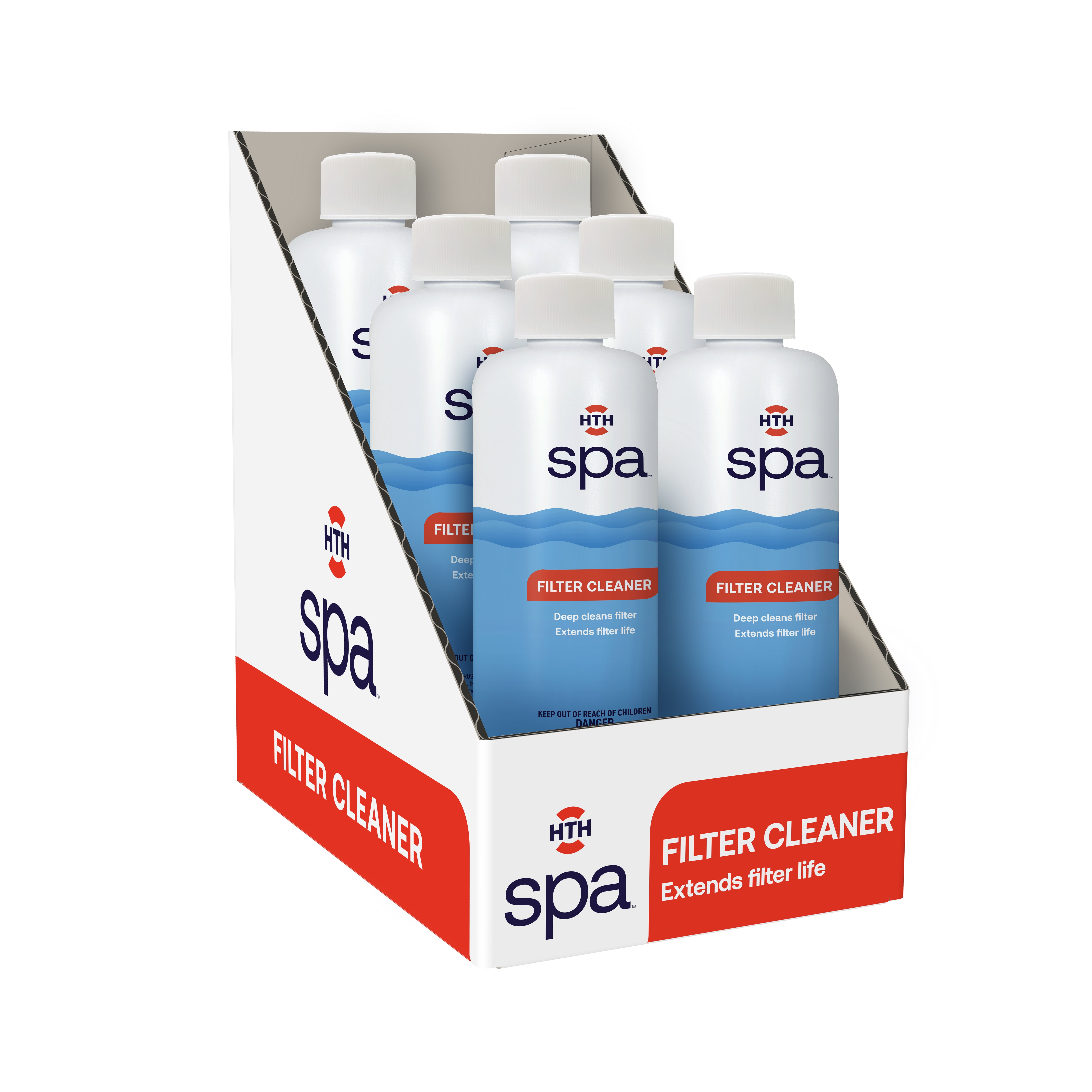 (2 pack) HTH Spa Care Liquid Filter Cleaner — Liquid, 14 fl oz — Pool and Spa Chemical for Filter Cleaning