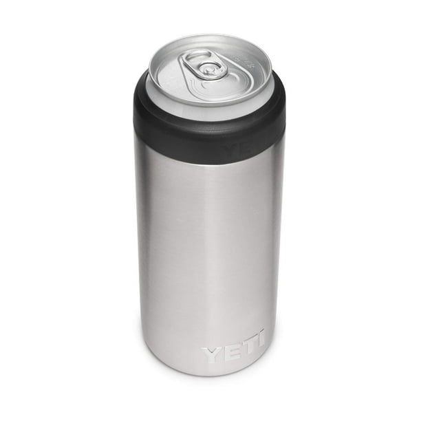 Aislante para latas YETI de acero inoxidable Slim Rambler Colster