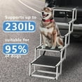 thumbnail image 6 of Dog Stairs for Large Dogs - 5 Step Foldable Dog Ramp for Car Non-Slip Surface Support up to 230lbs - Suitable for SUV,Truck, Sofas, Bed, 6 of 6