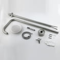 thumbnail image 4 of 88.58” H Free Standing Outdoor Shower, Stainless Steel Shower Set, 4 of 5
