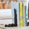 thumbnail image 3 of Danya B ZI11217 contemporary 2 Piece Ladies Stretching cast Iron Metal Art Bookend Set, 3 of 5