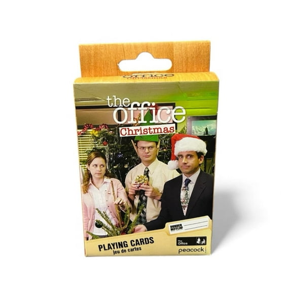 AQUARIUS The Office Christmas Playing Cards – Official Holiday The Office Themed Deck for Card Games