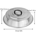 thumbnail image 4 of ZBXFCSH 12" Round Stainless Steel Basting Griddle Cover, 4 of 9