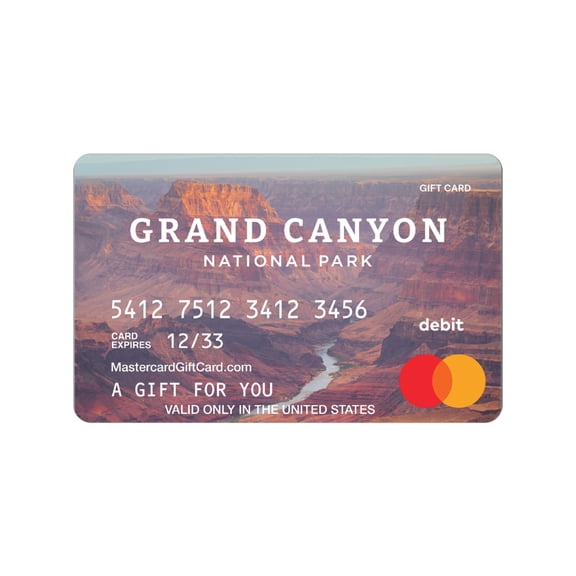 Mastercard® $20-$500 eGift Card Grand Canyon (Plus $6.84 Purchase Fee) [Email Delivery]