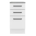 thumbnail image 2 of Mueble Inferior de cocina MADESA Agata 40 cm 3 cajones, 2 of 10