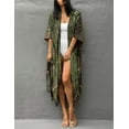 thumbnail image 4 of Bsubseach Women Long Beach Cover Up for Swimwear Open Front Summer Kimono Cardigan, 4 of 8