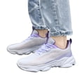 thumbnail image 3 of NOKIO Women's Walking Shoes Slip On Non Slip Running Tennis Breathable Lightweight Comfortable Athletic Gym Workout Sneakers Leisure Women's Lace Up Travel Soft Sole Comfortable Shoes, 3 of 8