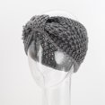 thumbnail image 4 of Unique Bargains 1 Pc Fashion Headband Yarn Bow Pattern Medium Gray, 4 of 5