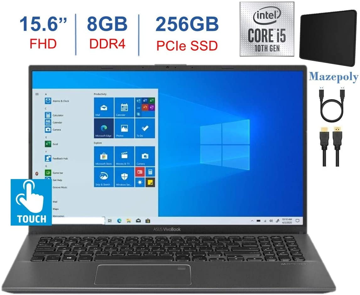 ASUS VivoBook X512DA 15.6in FHD Laptop, AMD Ryzen 5-3500U