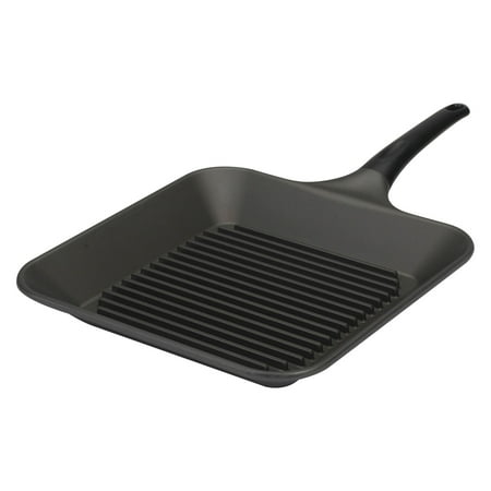 Nordic Ware Cookware Pro Cast Aluminum 11 in. Grill Pan