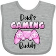 thumbnail image 3 of Inktastic Dad's Gaming Buddy- Pink Controller Boys or Girls Baby Bib, 3 of 4