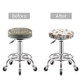thumbnail image 5 of Daiia Various Turtle Stool Covers Round,Round Bar Stool Covers Waterproof Bar Chair Covers Washable Stool Cushion Slipcover for 12-14 Inch Chair-13 inch, 5 of 7