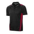 thumbnail image 5 of Sport-Tek PosiCharge Micro Mesh Colorblock Polo-XL (Black/ Red), 5 of 6