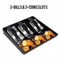 thumbnail image 2 of Cash Register Drawer Insert Tray, Durable ABS Plastic With Wide Application, Durable High-Elastic Clip For Efficient Bill And Coin Compartments, 2 of 8