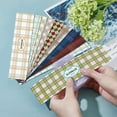 thumbnail image 6 of 90PCS Tartan Soap Wrapper Vertical Soap Paper Tag Soap Sleeves Covers Tape Band Label for Soap Lotion Bars Bath Gift Wrapping 8.2 Inch Long, 6 of 9