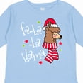 thumbnail image 4 of Inktastic Christmas Llama Boys or Girls Long Sleeve Toddler T-Shirt, 4 of 5