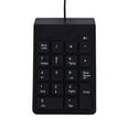 thumbnail image 2 of pitrice Wired Numeric Keyboard USB Computer Laptop External Numpad Travel Desktop PC Digital Keypad Office Replacement, 2 of 6