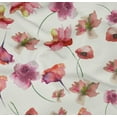 thumbnail image 4 of oneOone Cotton Poplin Twill White Fabric Flower Watercolor Sewing Craft Projects Fabric Prints By Yard 56 Inch Wide, 4 of 4