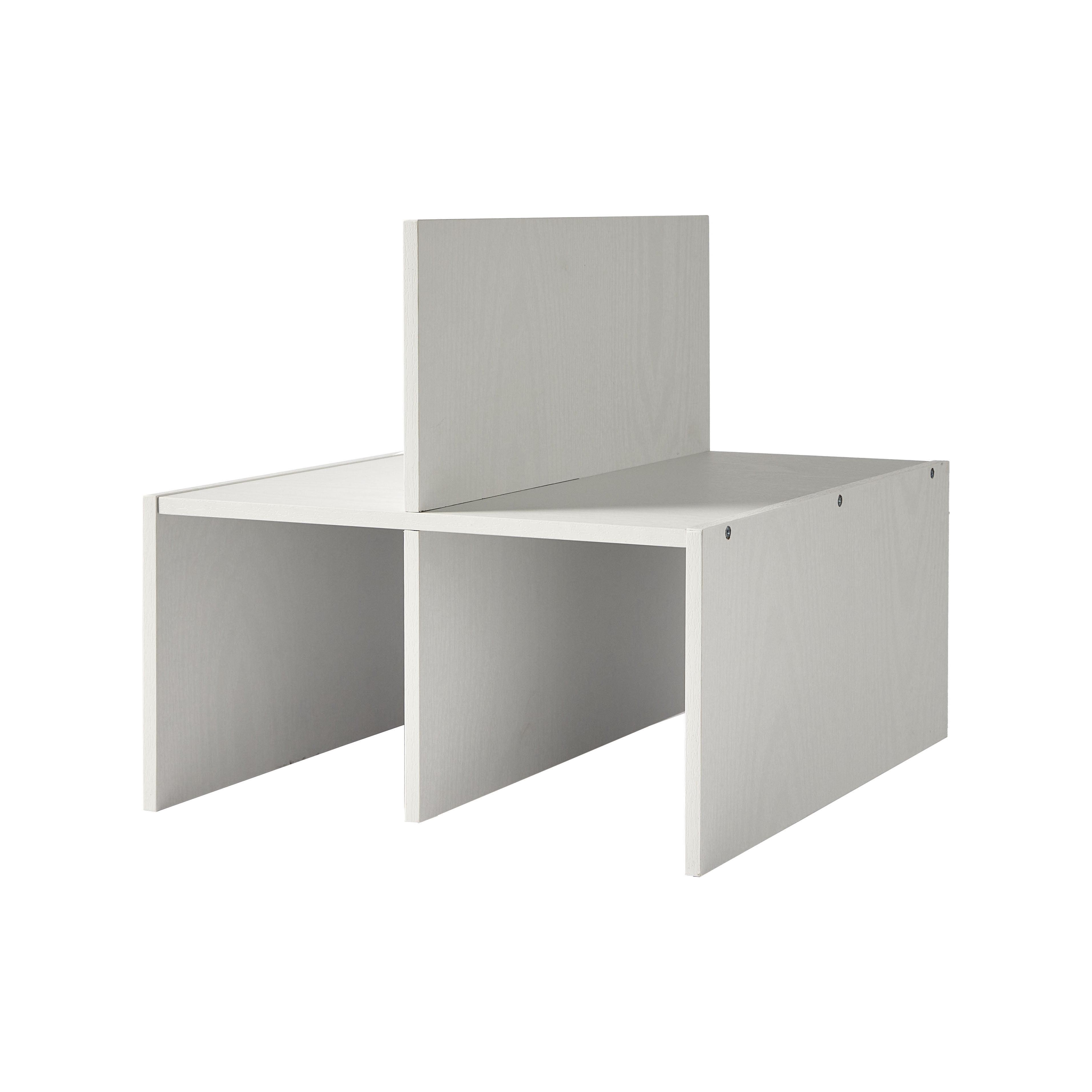 Better Homes & Gardens Quad Shelf Insert for Cube Organizers, White Texture