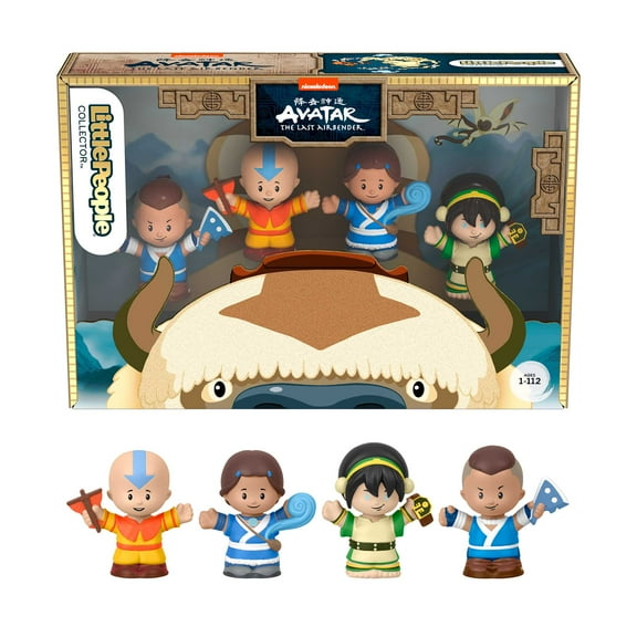 Little People Collector Avatar: The Last Airbender Special Edition Set for Adults & Fans, 4 Figures