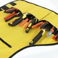 thumbnail image 3 of Delantal de tela Oxford para jardín, grueso, para herramientas de jardinería, cinturón, multifunción, impermeable, resistente al desgaste, para mujeres y hombres (amarillo), 3 of 4