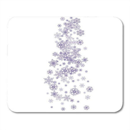 Coupons Sales KDAGR Xmas Sales with Ultraviolet Snowflakes Winter for Coupons Vouchers Ads Party Events Christmas Holiday Mousepad Mouse Pad Mouse Mat 9x10 inch ()
