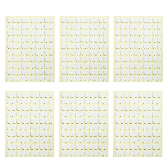 Milisten False Nail Sticky Tabs Double-sided Adhesive Sticker 6 Sheets