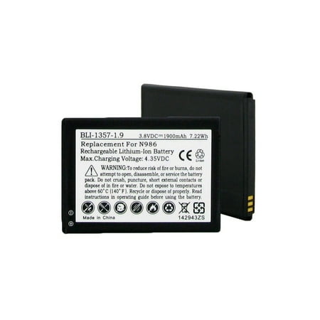 Zte Sonata 3 Cell Phone Battery Li Ion 8v 1900 Mah Rechargable Zte Sonata 3 Cell Phone Battery Li Ion 8v 1900 Mah Rechargable Replacement For Li3823t43p3h735350 Cellphone