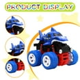 thumbnail image 3 of BESTSKY Toy Cars,Plastics Car Toys for Babies,Suspension Structure Pull Back Cars,White1, 3 of 7