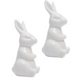 thumbnail image 4 of 2pcs Decorative Animal Craft Bunny Model Decoration Ceramic Table Ornament, 4 of 7