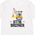 thumbnail image 4 of Inktastic Little Brother Construction Truck Boys Boys Long Sleeve Toddler T-Shirt, 4 of 5
