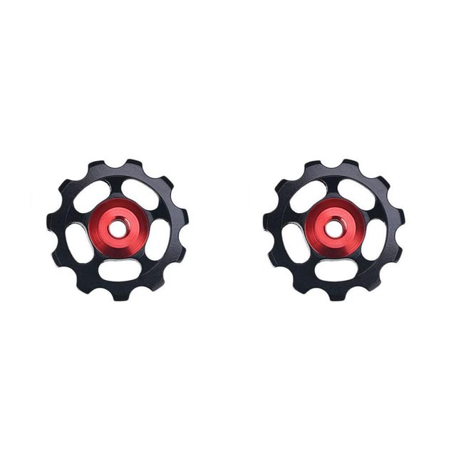 Desviador trasero de bicicleta de montaña Sonducket 11T Aleación de aluminio Negro 2piezas