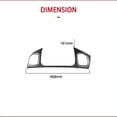 thumbnail image 3 of Real Bright Soft Car Interior Carbon Fiber Sticker Decoration3Pcs Carbon Fiber Passenger Dashboard Cover For Chevrolet Corvette C5 98-04Auto Car Protection Interior Accessories, 3 of 8