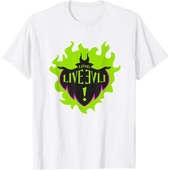 Maleficent Long Live Evil DTG Print Unisex T-Shirt