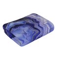 thumbnail image 4 of Polyester Long Towel Multi-Size Water Absorption Good Bright Fluffy Soft For Bathroom Swimming Pool Beach Outdoor Travel Blueviolet Marble_3, 4 of 8