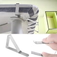 thumbnail image 5 of Tablecloth Clips, Picnic Table Clips Pack of 6, Table Cloth Cover Clamp for Picnic Tables Stainless Steel Picnic Table Cloth Holders Table Cover Clips Clamps, 5 of 5