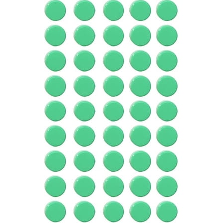 Office Magnets Green 50 Pack, Heavy Duty Round Refrigerator Whiteboard Locker Magnets (Green)