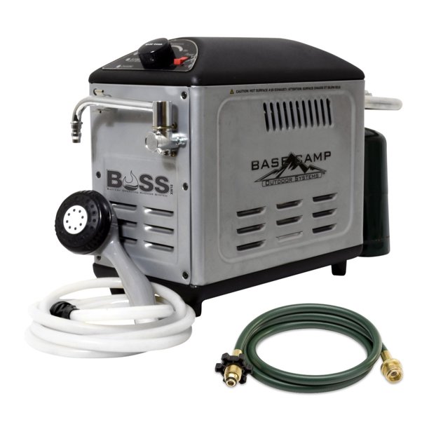 Mr. Heater BaseCamp BOSSXW18 Battery Operated Shower System with 10