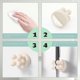 thumbnail image 3 of Silicone Toothbrush Holder-4 Pcs Toothbrush Hook Single Toothbrush Hook for Wall for Hanging Bathroom Kitchen Office -Qin, 3 of 5