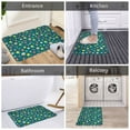 thumbnail image 5 of Rateoe Mushrooms Pattern Flannel Door Mat Indoor Outdoor Entrance, Waterproof All-Weather Doormat,Fade Resistant, Low Profile Entryway Mat 16x24in, 5 of 7
