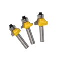 thumbnail image 3 of Xingzhi 3PCS 8mm Woodworking Cutter Slotting Cutter with Bearing Trimming Tool, 3 of 9