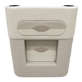 thumbnail image 2 of Wise BM1158-1066 Premier Series Pontoon Helm Steering Console, Platinum / Mocha Java / Khaki, 2 of 6