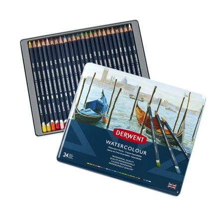 Derwent Watercolor Pencil 24-Color Set
