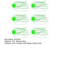 thumbnail image 2 of CSChome Lure Baits Soft Baits Bright Color Slow Sinking Flexible Bite Resistant with Silicone Wire Saltwater Freshwater Bionic, 2 of 7