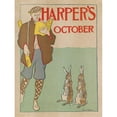 thumbnail image 3 of Edward Penfield 15x18 Black Modern Framed Museum Art Print Titled - Harper's October (1895), 3 of 5