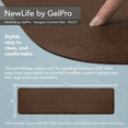 thumbnail image 5 of GelPro Contemporary/Traditional/Transitional Grasscloth Brown Kitchen Mat, 20 in x 72 in, 5 of 5
