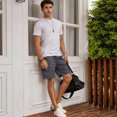 thumbnail image 5 of AzureSilk Cargo Shorts For Mens Casual Shorts Drawstring Summer Shorts Beach Golf Shorts Summer Shorts Athletic Shorts For Men Gym Shorts Men, Size S-XL, 5 of 6